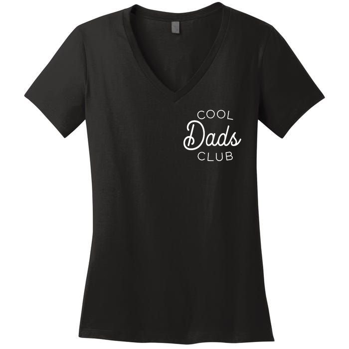 Cool Dads Club Pocket Logo Women's V-Neck T-Shirt