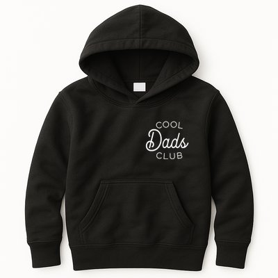 Cool Dads Club Pocket Logo Kids Hoodie