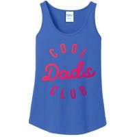 Cool Dads Club Vintage Dad Retro Fathers Day Costume Funny Gift Ladies Essential Tank