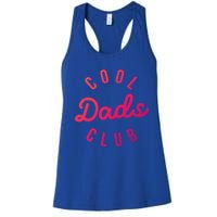 Cool Dads Club Vintage Dad Retro Fathers Day Costume Funny Gift Women's Racerback Tank