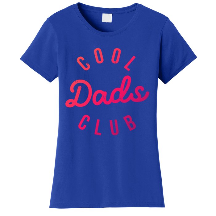 Cool Dads Club Vintage Dad Retro Fathers Day Costume Funny Gift Women's T-Shirt