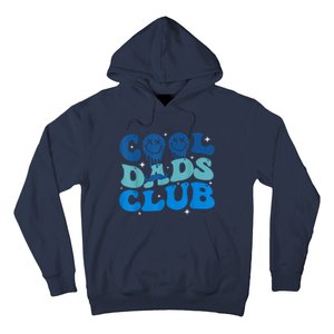 Cool Dads Club Funny Smile Fathers Day Gift Groovy Cool Dads Hoodie