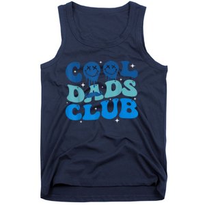 Cool Dads Club Funny Smile Fathers Day Gift Groovy Cool Dads Tank Top