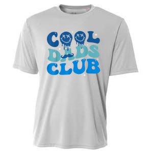 Cool Dads Club Funny Smile Fathers Day Gift Groovy Cool Dads Cooling Performance Crew T-Shirt