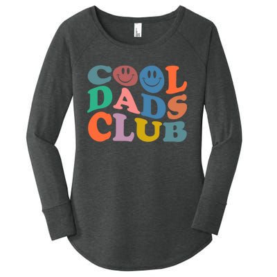 Cool Dads Club Funny Smile Fathers Day Gift Groovy Cool Dads Women's Perfect Tri Tunic Long Sleeve Shirt