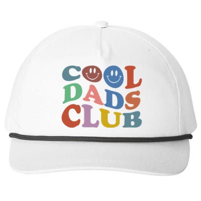 Cool Dads Club Funny Smile Colorful Fathers Day Snapback Five-Panel Rope Hat