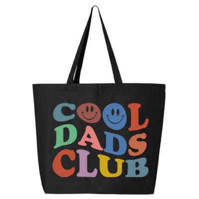 Cool Dads Club Funny Smile Colorful Fathers Day 25L Jumbo Tote