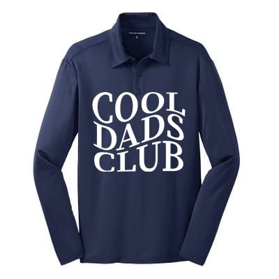 Cool Dads Club Silk Touch Performance Long Sleeve Polo