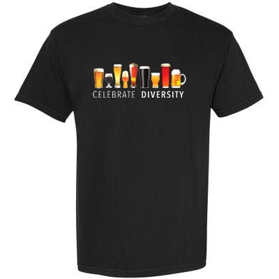 Celebrate Diversity Craft Beer Drinking Garment-Dyed Heavyweight T-Shirt