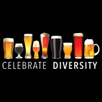 Celebrate Diversity Craft Beer Drinking USA-Made Doggie Bandana