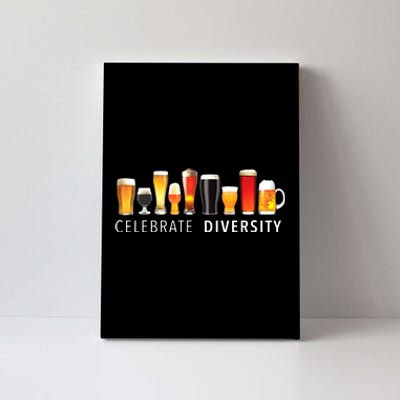 Celebrate Diversity Craft Beer Drinking Canvas