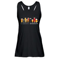 Celebrate Diversity Craft Beer Drinking Ladies Essential Flowy Tank