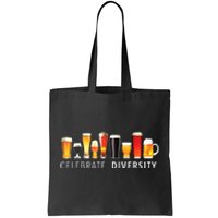 Celebrate Diversity Craft Beer Drinking Tote Bag