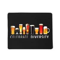 Celebrate Diversity Craft Beer Drinking Mousepad