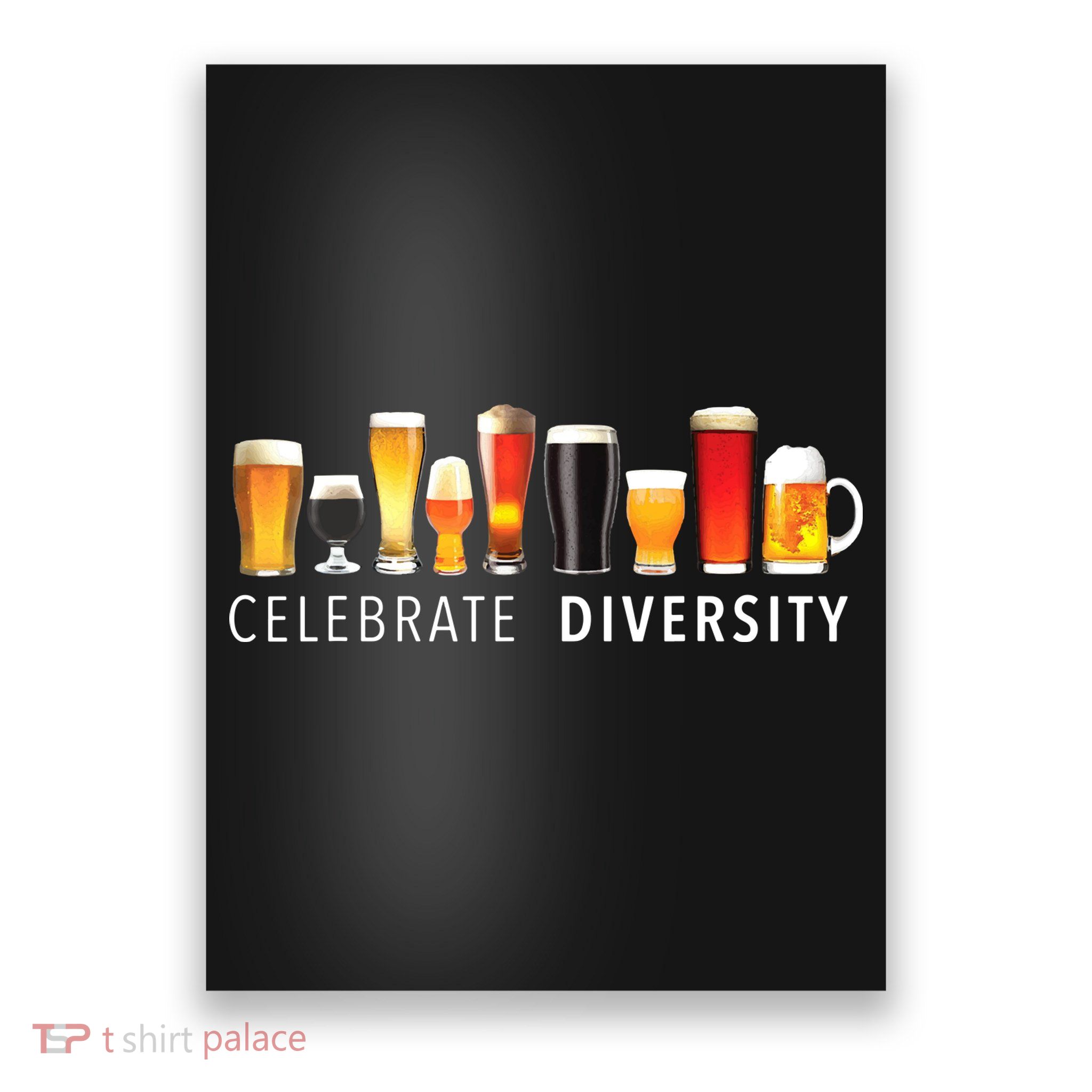 Celebrate Diversity Craft Beer Drinking Poster