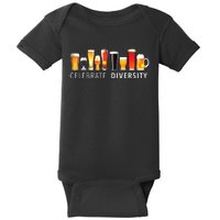 Celebrate Diversity Craft Beer Drinking Baby Bodysuit