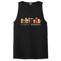 Celebrate Diversity Craft Beer Drinking PosiCharge Competitor Tank