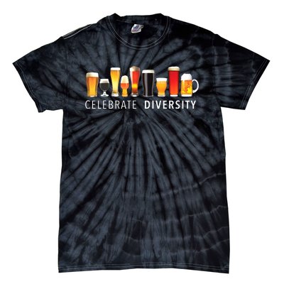 Celebrate Diversity Craft Beer Drinking Tie-Dye T-Shirt