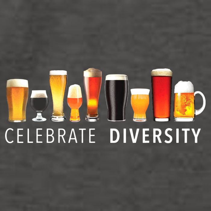 Celebrate Diversity Craft Beer Drinking Vector Backpack