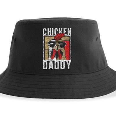 Chicken Daddy Chicken Farmer Father Of The Chicken Coop Sustainable Bucket Hat