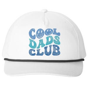 Cool Dads Club Funny Smile Fathers Day Gift Groovy Cool Dads Snapback Five-Panel Rope Hat