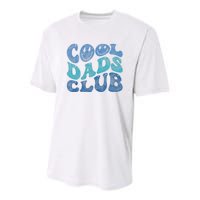 Cool Dads Club Funny Smile Fathers Day Gift Groovy Cool Dads Youth Performance Sprint T-Shirt