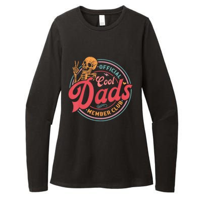 Cool Dads Club Funny Skelton Womens CVC Long Sleeve Shirt