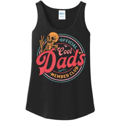 Cool Dads Club Funny Skelton Ladies Essential Tank