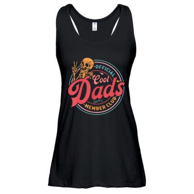 Cool Dads Club Funny Skelton Ladies Essential Flowy Tank