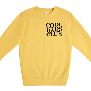 Cool Dads Club Pocket Size Premium Crewneck Sweatshirt