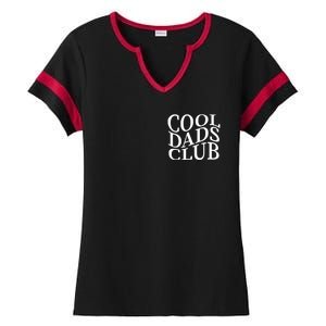 Cool Dads Club Pocket Size Ladies Halftime Notch Neck Tee