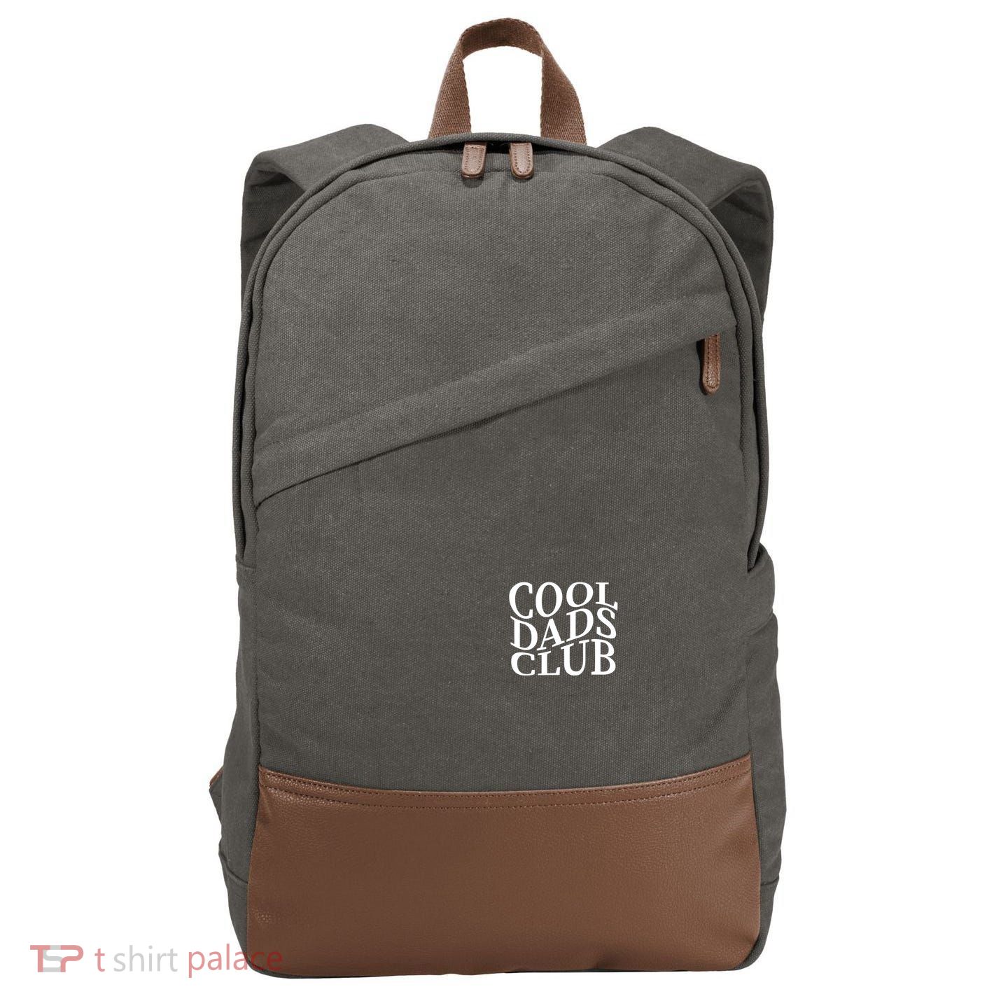 Cool Dads Club Pocket Size Cotton Canvas Backpack