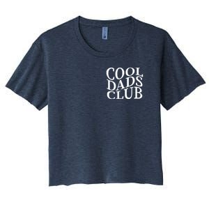 Cool Dads Club Pocket Size Women's Crop Top Tee