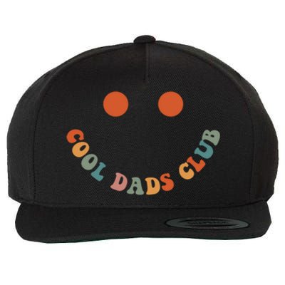 Cool Dads Club Retro Groovy Dad FatherS Day Gift Wool Snapback Cap