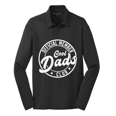 Cool Dads Club Silk Touch Performance Long Sleeve Polo