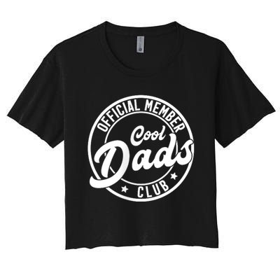 Cool Dads Club Women's Crop Top Tee