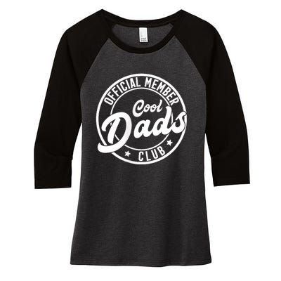 Cool Dads Club Women's Tri-Blend 3/4-Sleeve Raglan Shirt