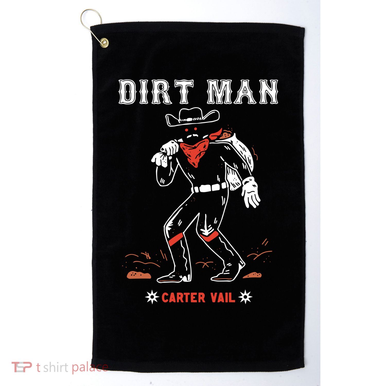 Cryptid Dirtman Golf Towel
