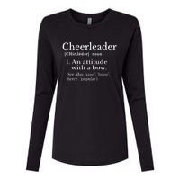 Cheerleader Definition Cheer Flyer Gifts Cheerleaders Womens Cotton Relaxed Long Sleeve T-Shirt