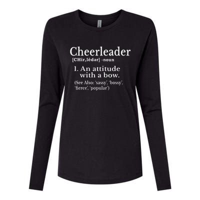 Cheerleader Definition Cheer Flyer Gifts Cheerleaders Womens Cotton Relaxed Long Sleeve T-Shirt