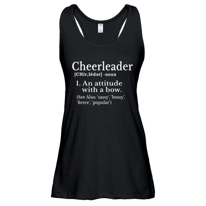 Cheerleader Definition Cheer Flyer Gifts Cheerleaders Ladies Essential Flowy Tank