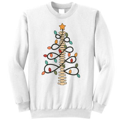 Chiropractor Doctor Christmas Lights Chiropractic Assistant Sweatshirt