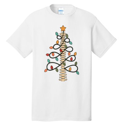 Chiropractor Doctor Christmas Lights Chiropractic Assistant Tall T-Shirt