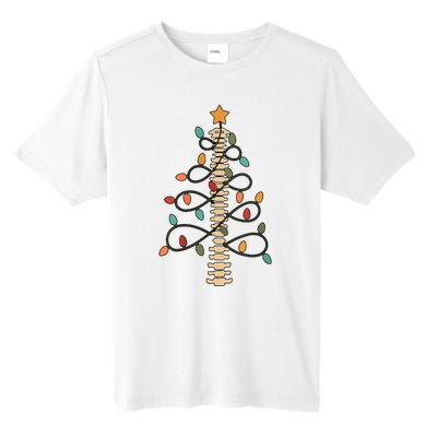 Chiropractor Doctor Christmas Lights Chiropractic Assistant Tall Fusion ChromaSoft Performance T-Shirt