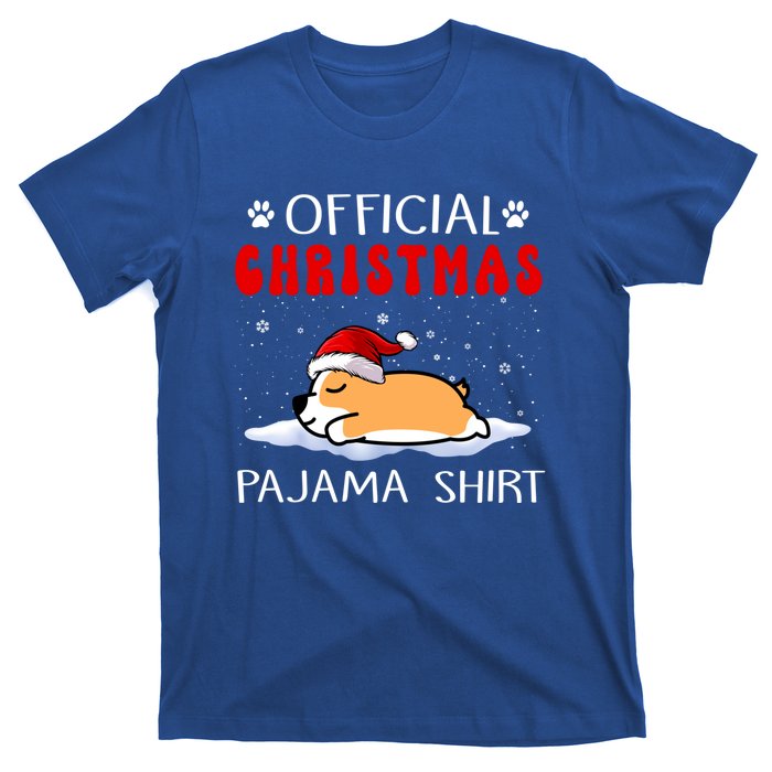 Corgi Dog Christmas Pajama Puppy Funny Xmas Cool Gift T-Shirt