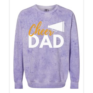 Cheer Dad Cheerleading Cheerleader Dad Cheer Competition Colorblast Crewneck Sweatshirt