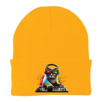 Cat DJ Knit Cap Winter Beanie