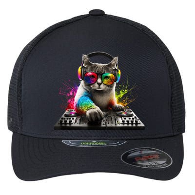 Cat DJ Flexfit Unipanel Trucker Cap