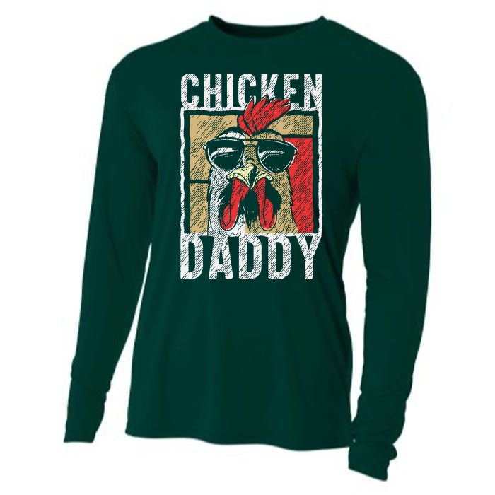 Chicken Daddy Chicken Farmer Father Of The Chicken Coop Cooling Performance Long Sleeve Crew