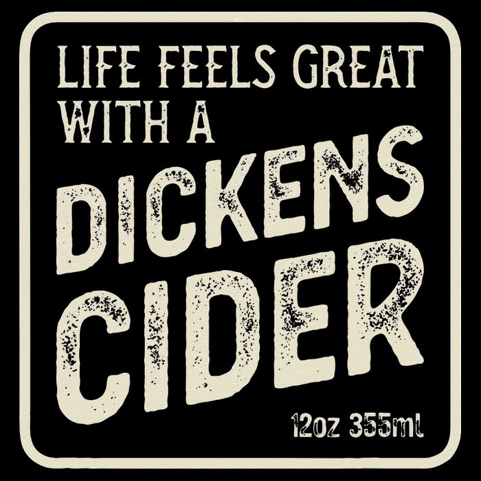 Cheeky Dickens Cider Bottle Label Witty Innuendo 16 in Basic Backpack